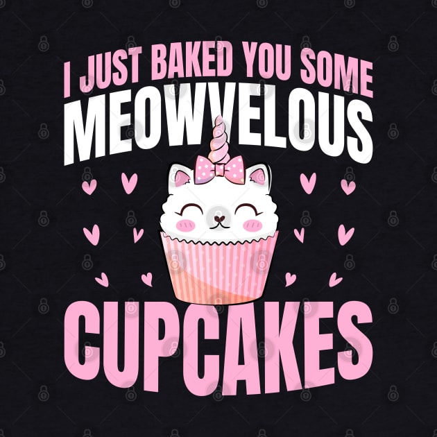 I baked you some meowvelous cupcakes - a cake decorator design by FoxyDesigns95